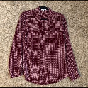 Maroon dotted express portofino